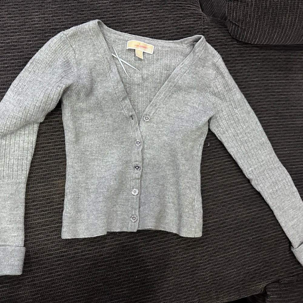 Michael Kors Gray Cardigan